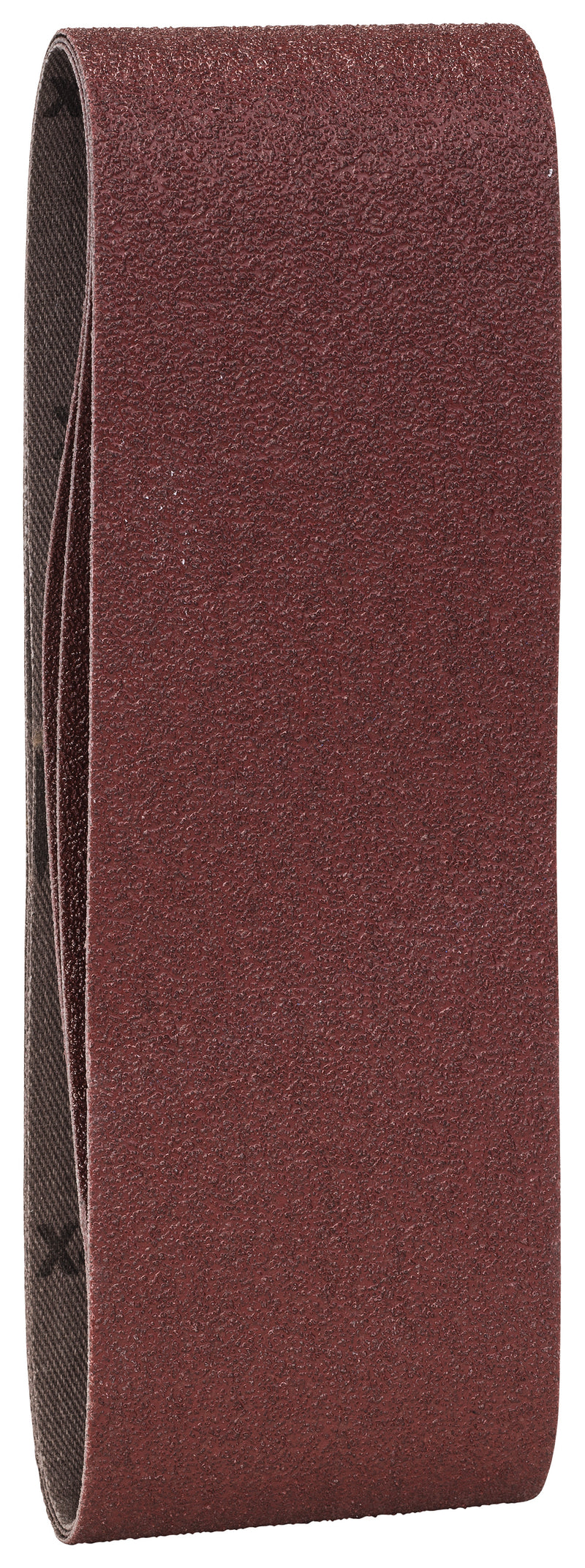 Bosch Juego de 3 bandas de lijado para lijadora de banda, calidad roja G= 60, 80, 100