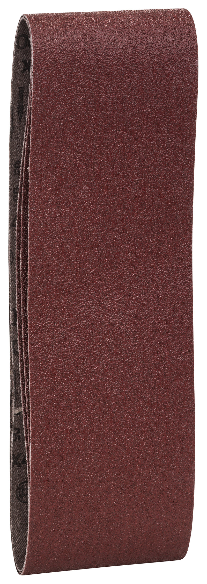 Bosch Juego de 3 bandas de lijado para lijadora de banda, calidad roja G= 60, 80, 100