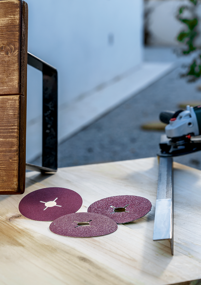 Bosch Fibre Sanding Discs Ø 115 Mm, Mixed