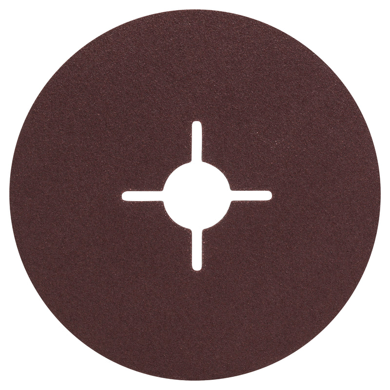 Bosch Set of 5 fiber sanding discs for angle grinder, corundum D = 125 mm; G = 100, 5 units.