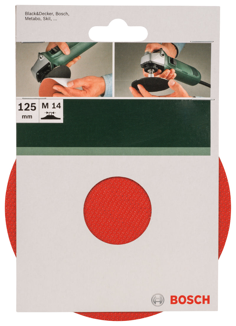 Bosch 125Mm Velcro Sanding Plate For Grinder