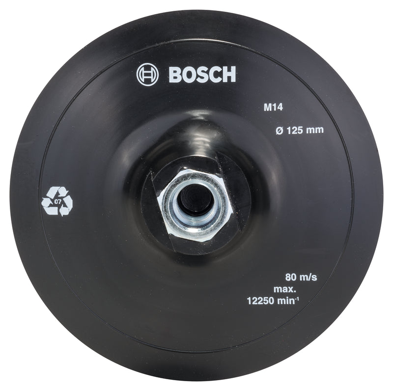 Bosch 125Mm Velcro Sanding Plate For Grinder