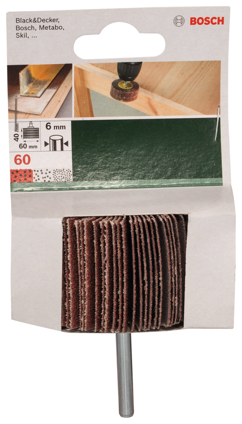 Disco de lixa de aba Bosch para berbequins, 60 mm