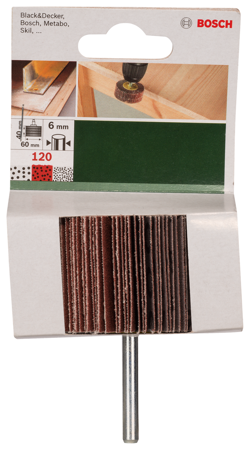 Disco de lixa de aba Bosch para berbequins, 60 mm