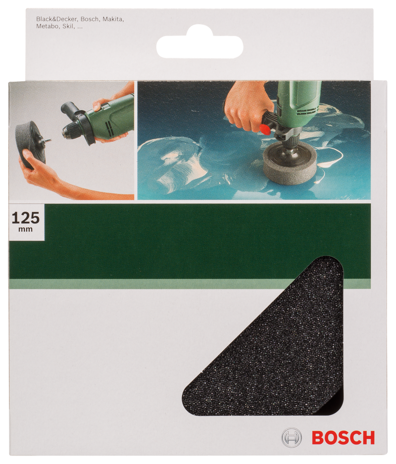 Bosch Drill Polishing Sponge, 125 mmTight