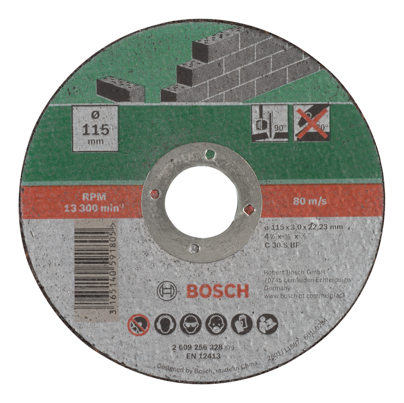 Bosch Straight cutting disc for stone. D= 115 mm|C 30 S BF