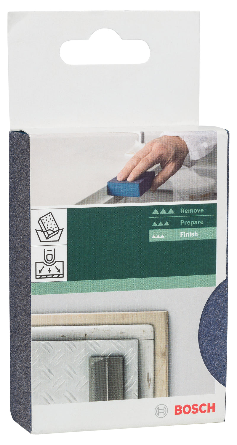 Bloque de lijado Bosch Ideal para superficies planas y bordes superfinos
