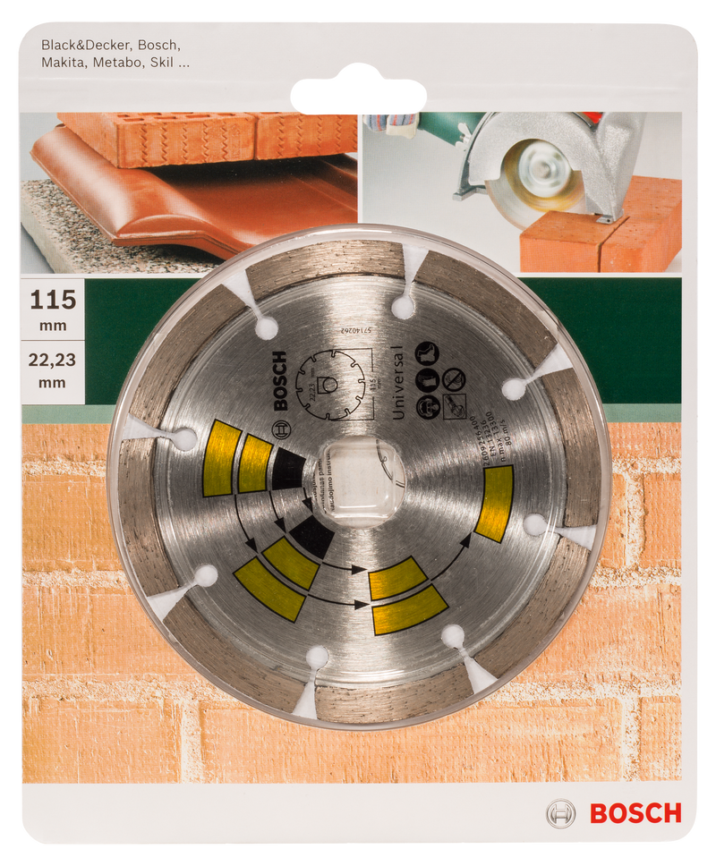 Bosch Diamond Cutting Disc Universal 115Mm
