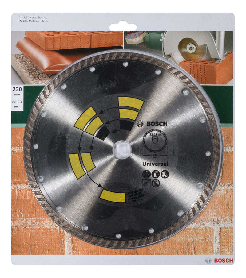 Disco de corte diamantado universal Bosch turboD= 230 mm