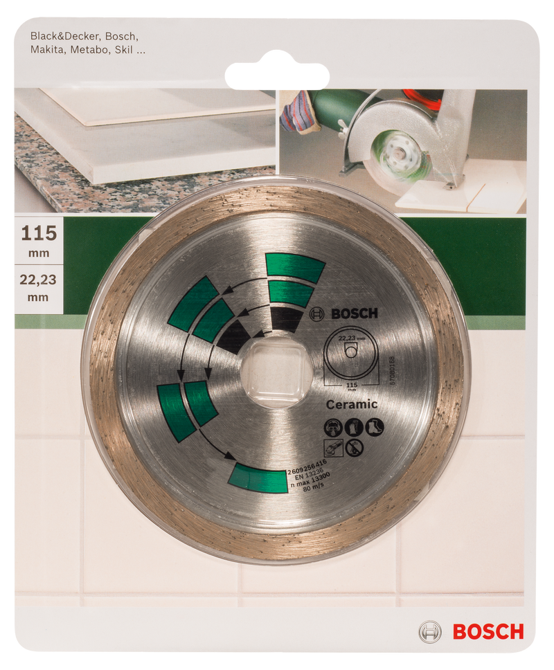 Bosch Diamond Cutting Disc for Tiles D= 115 mm