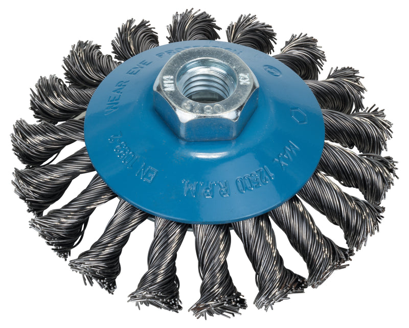 Cepillo de alambre biselado Bosch para amoladoras angulares y rectas - Alambre trenzado, 100 mm