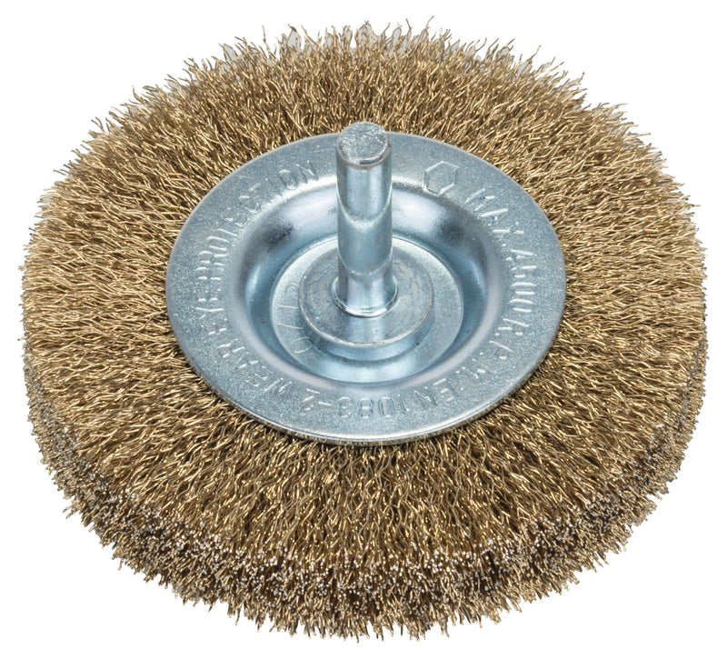 Escovas de arame Bosch para berbequins - Arame ondulado, revestido a latão, 75 mm