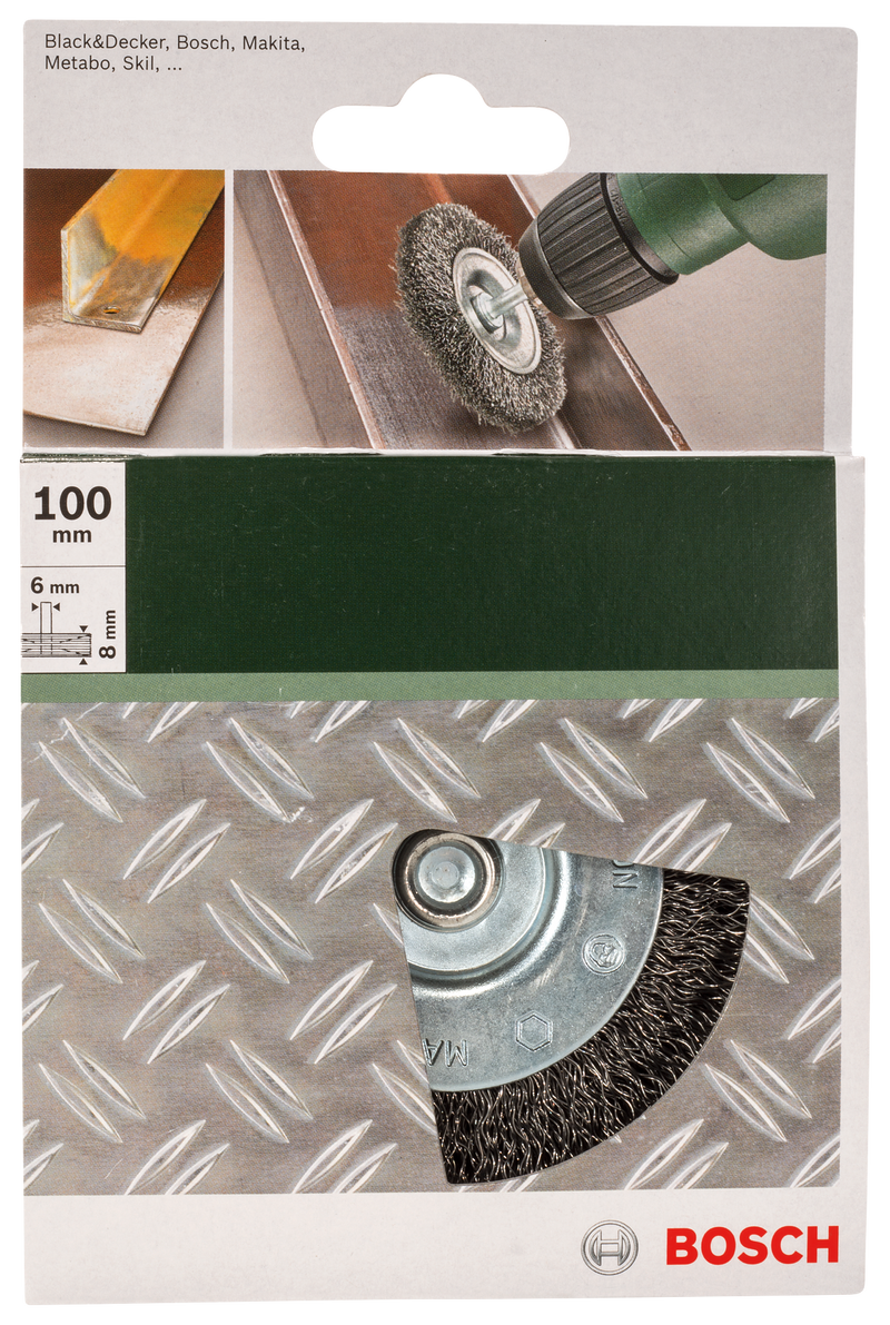 Rueda de alambre Bosch de 100 mm