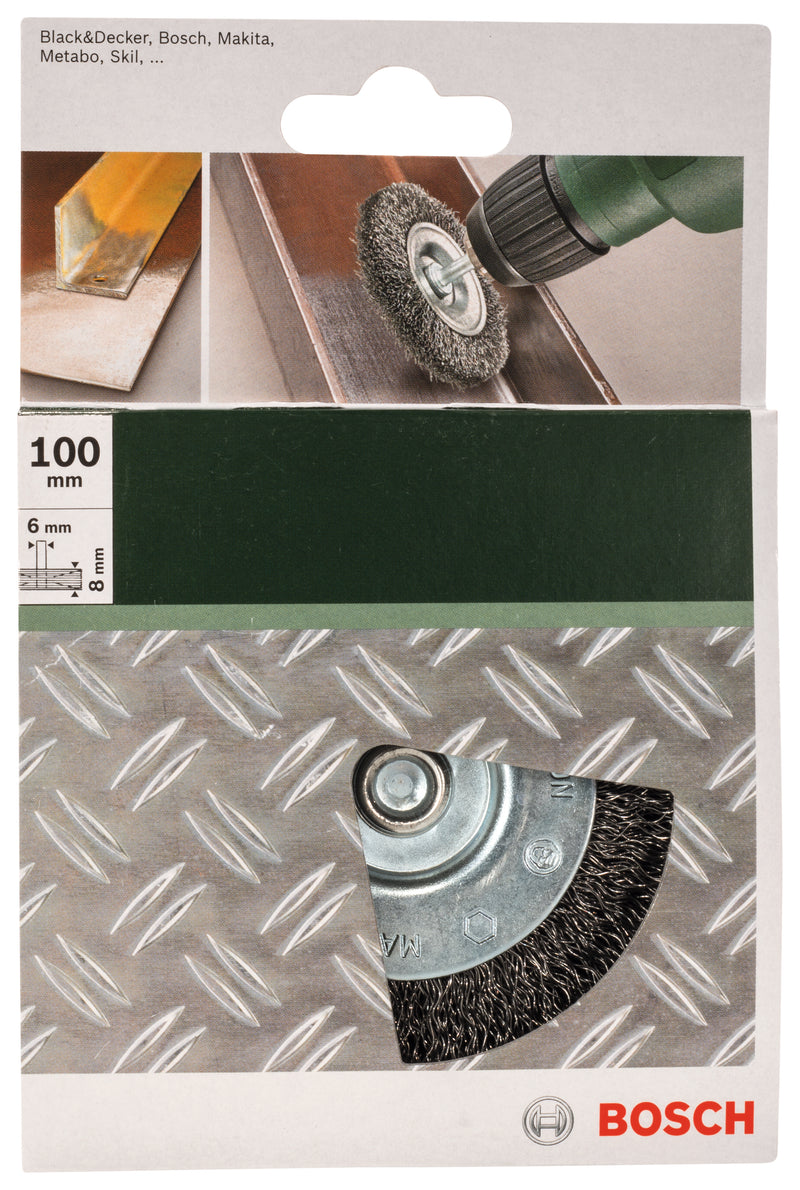 Rueda de alambre Bosch de 100 mm