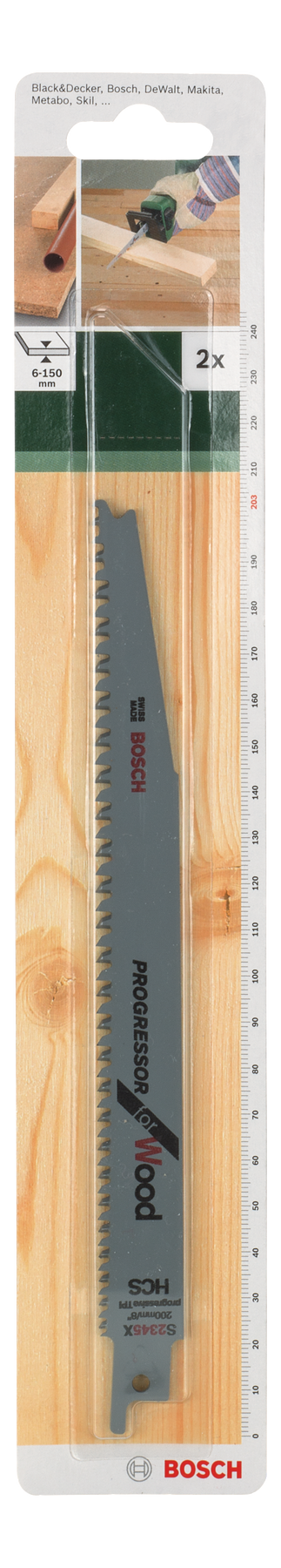 Hoja de sierra de sable Bosch S2345X