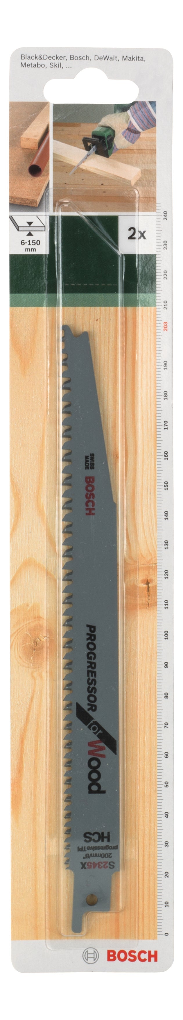 Hoja de sierra de sable Bosch S2345X