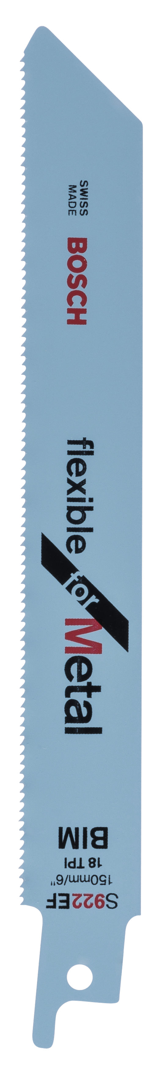 Bosch Bimetal Reciprocating Saw Blade, S 922 EFFlexible for Metal