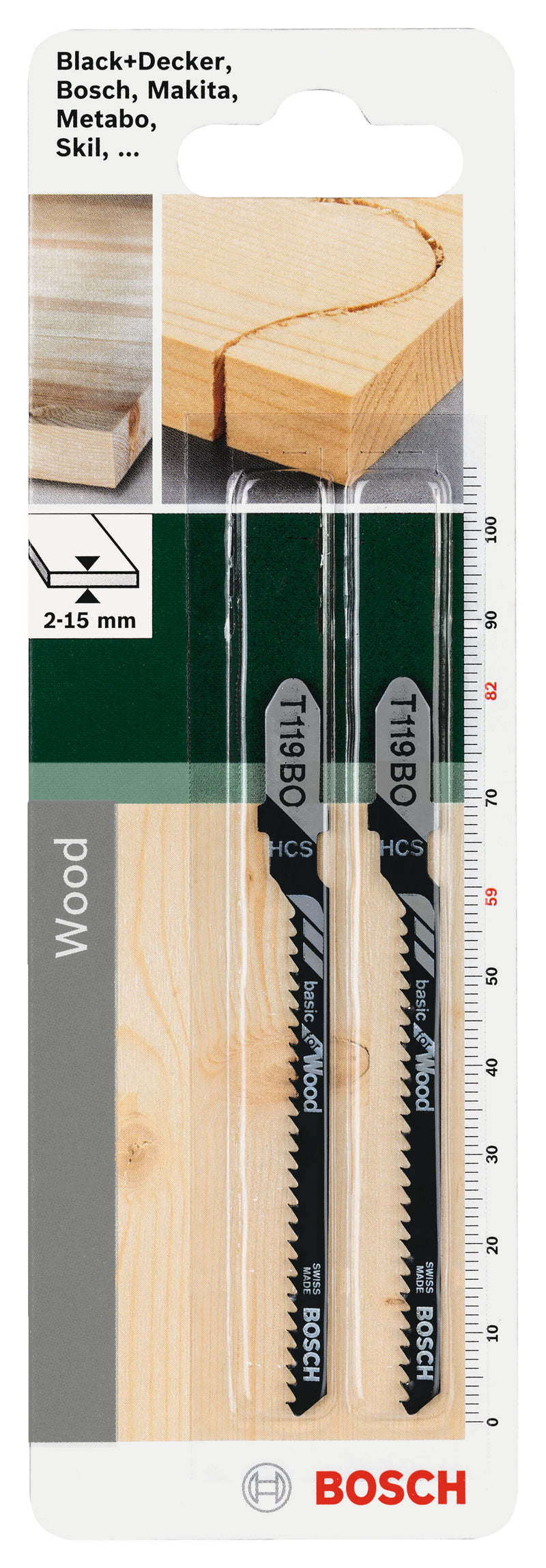 Lâmina de serra tico-tico Bosch T119Bo
