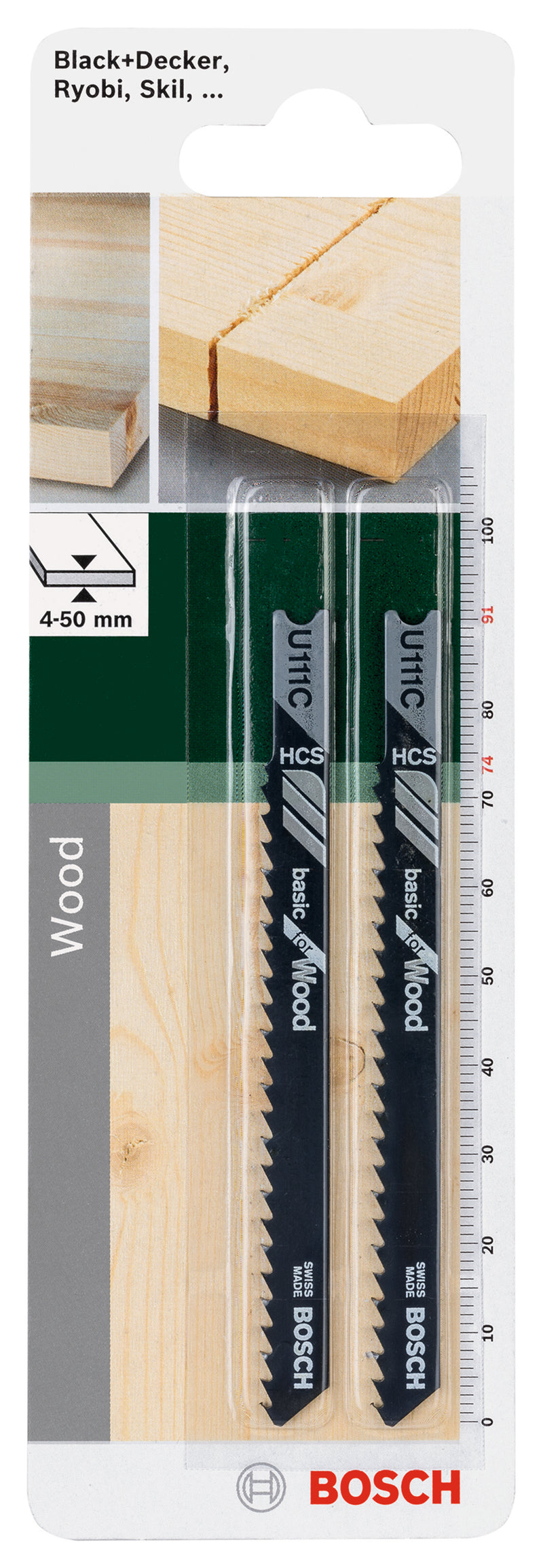 Lâmina de serra tico-tico Bosch HCS, U 111 CBasic para madeira