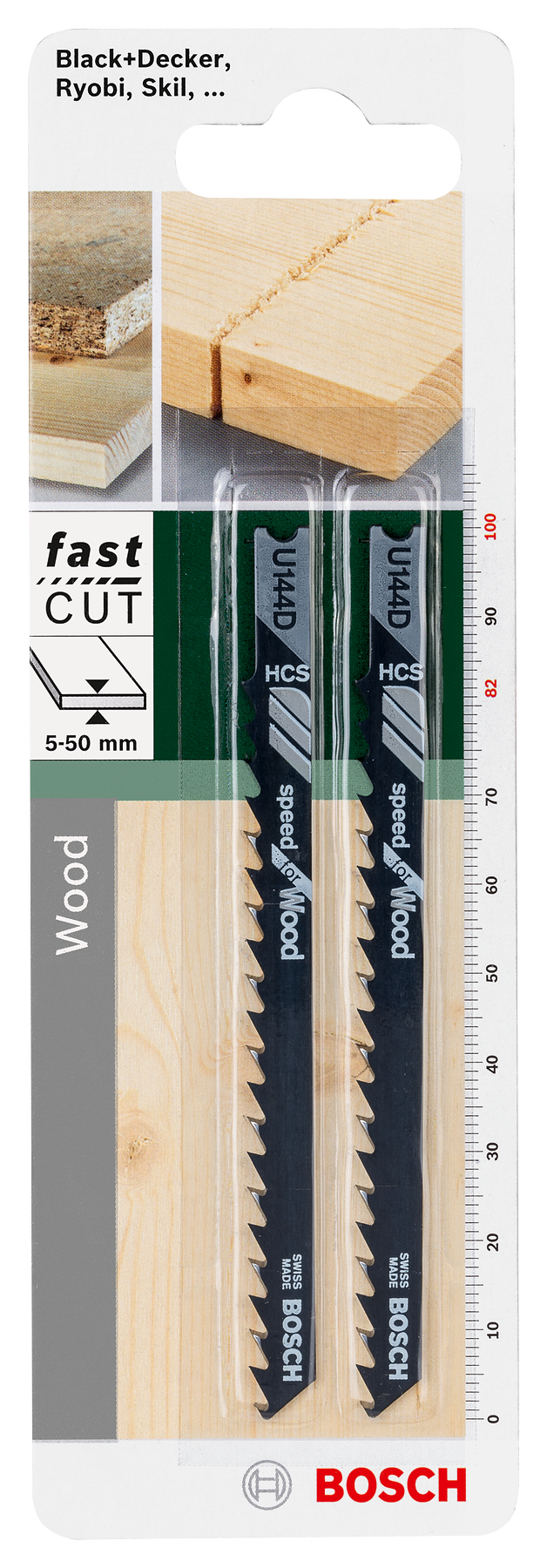 Lâmina de serra tico-tico Bosch HCS, U 144 DSpeed ​​​​??para madeira