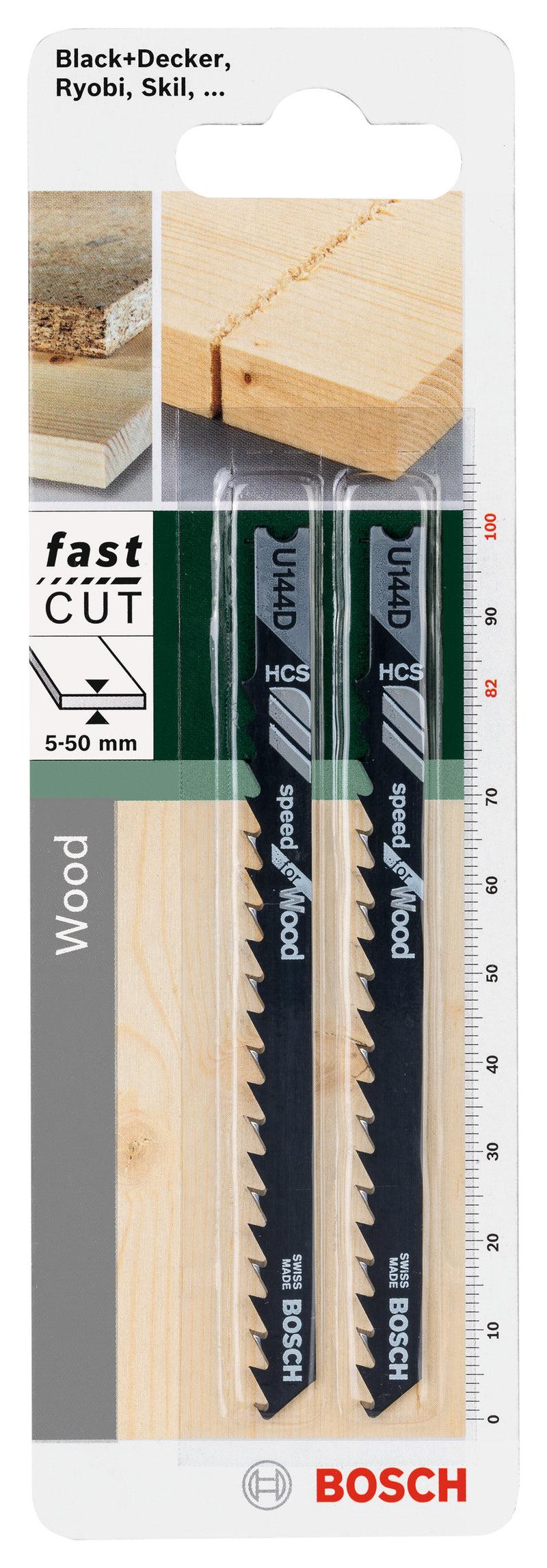 Lâmina de serra tico-tico Bosch HCS, U 144 DSpeed ​​​​??para madeira