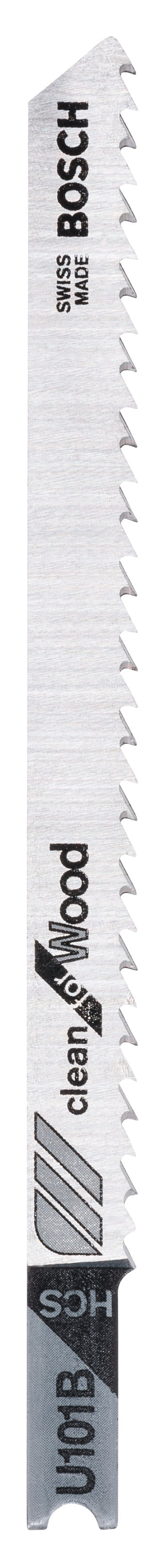 Lâmina de serra tico-tico Bosch HCS, U 101 BClean para madeira