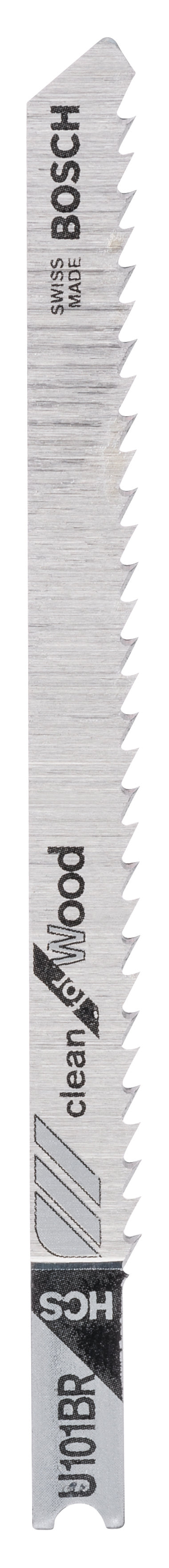 Bosch Jigsaw Blade HCS, U 101 BRClean for Wood