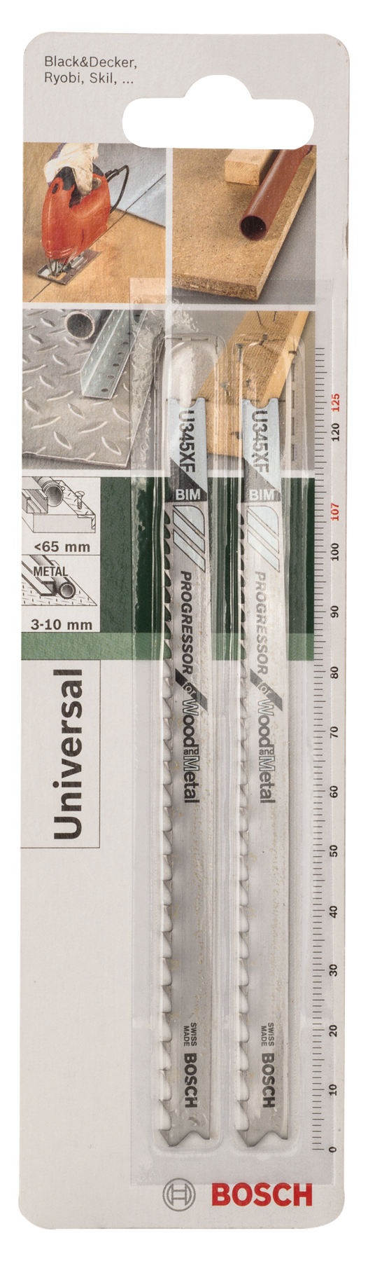 Bosch Jigsaw Blade U 345 XFProgressor for Wood and Metal