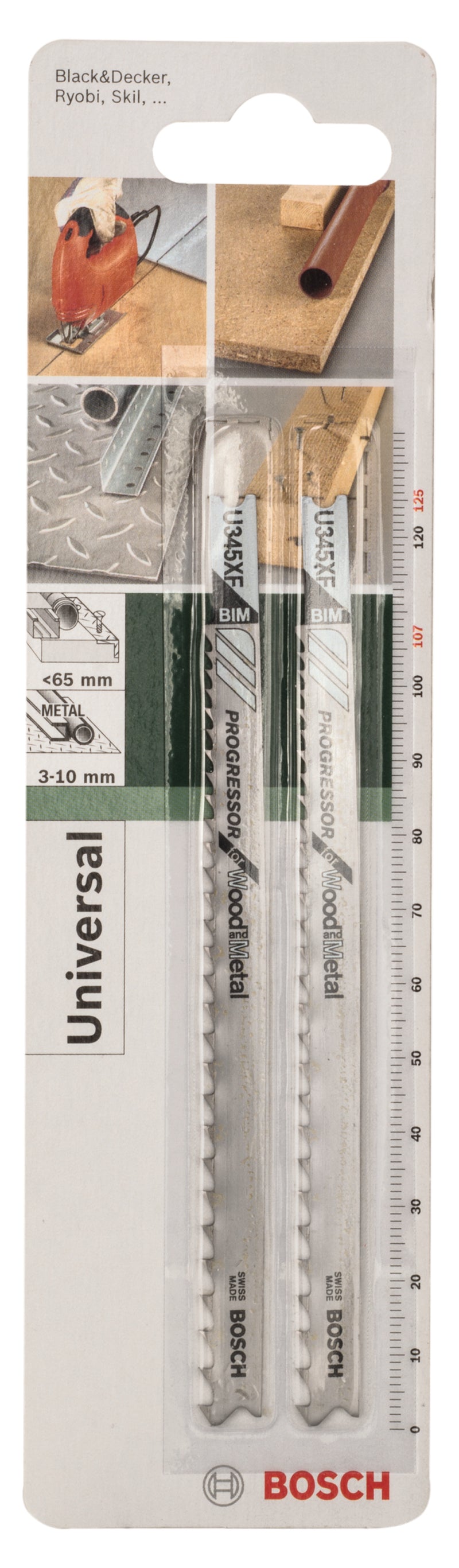 Bosch Jigsaw Blade U 345 XFProgressor for Wood and Metal