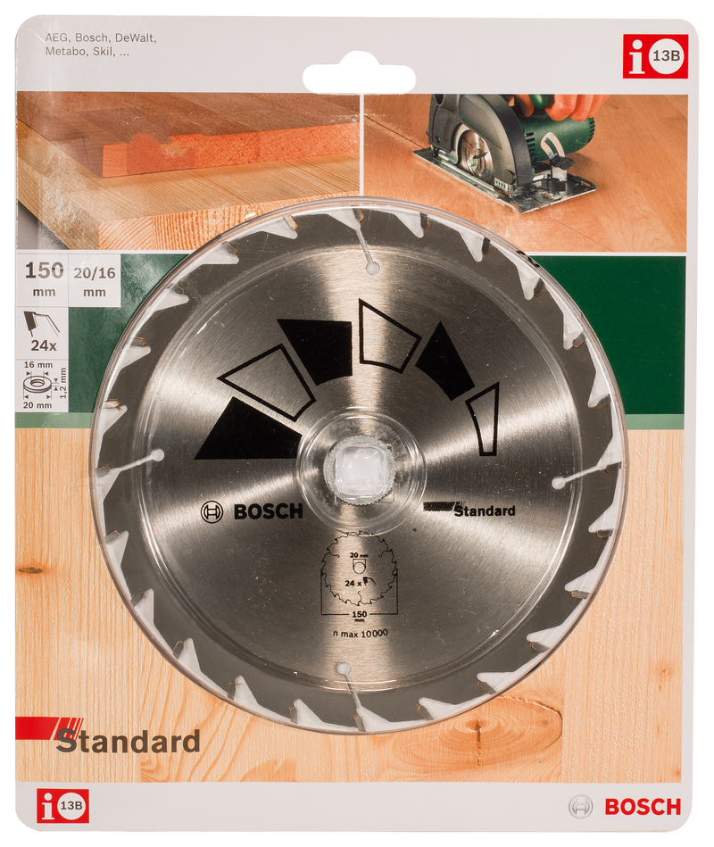 Lâmina de serra circular Bosch GT WO H 150x20-24