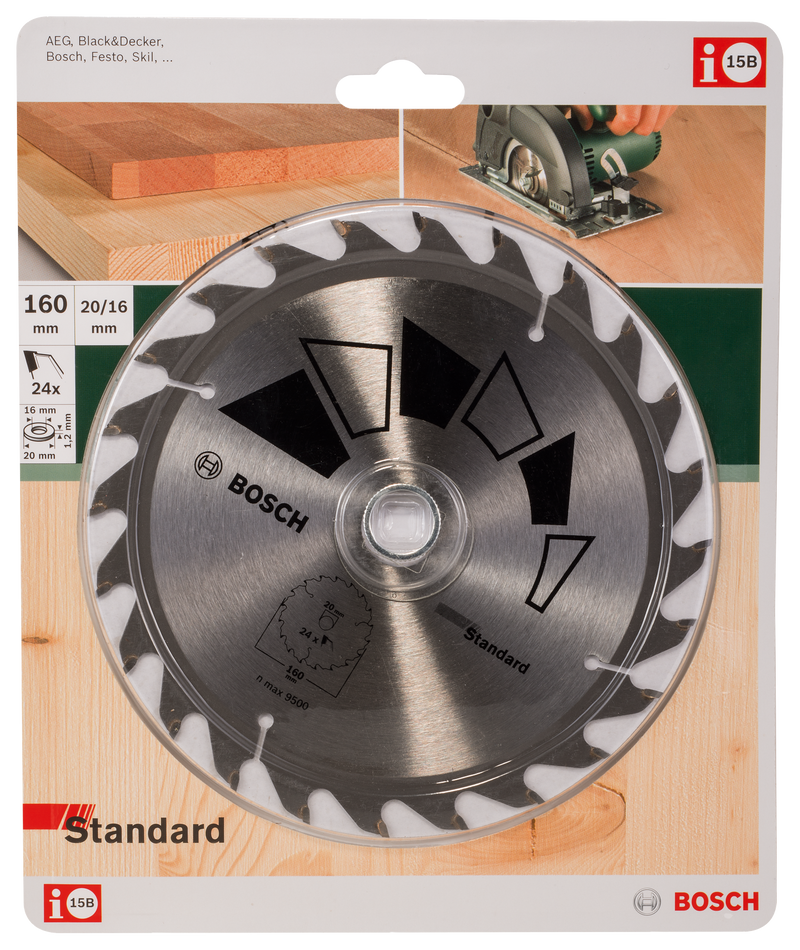 Lâmina de serra circular Bosch GT WO H 160x20-24
