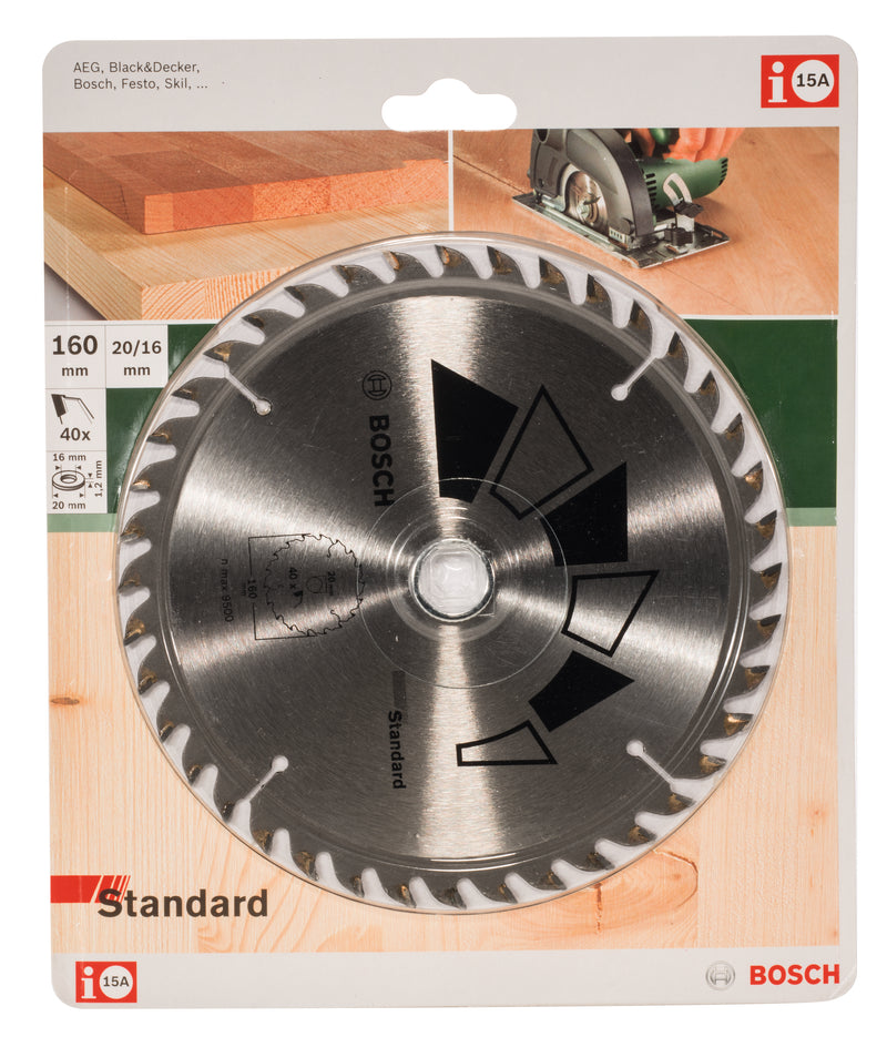 Lâmina de serra circular Bosch GT WO H 160x20-40