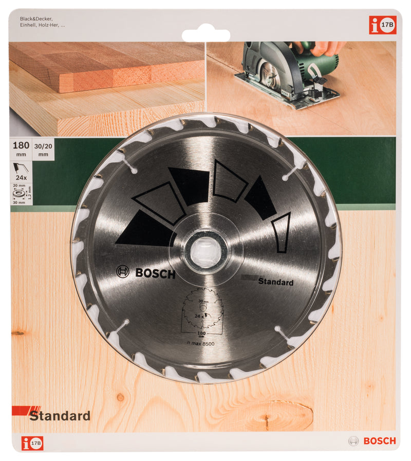 Lâmina de serra circular Bosch GT WO H 180x30-24
