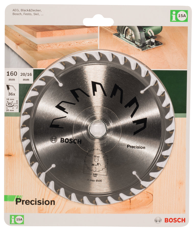 Lâmina de serra circular Bosch GP WO H 160x20-36