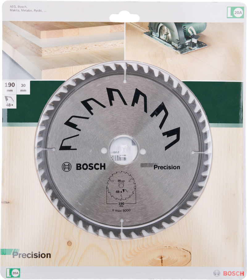 Bosch Circular Saw Blade GP WO H 190x30-48