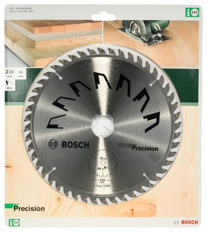 Bosch Circular Saw Blade PRECISIOND= 210 mm; hole= 30 mm; of= 48
