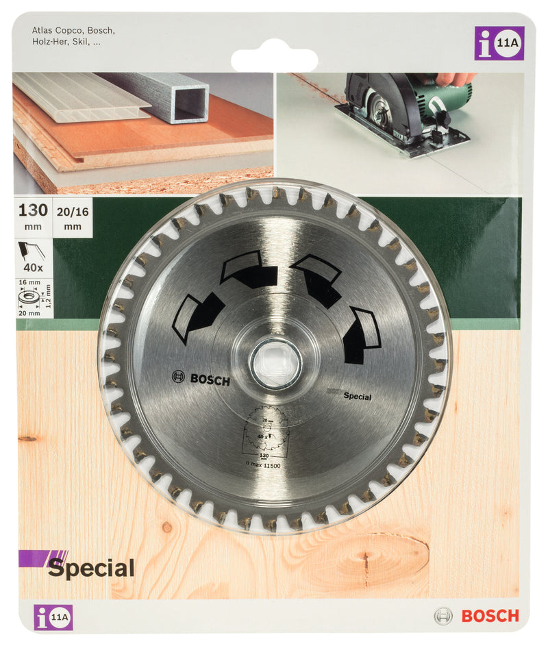 Lâmina de serra circular Bosch GS MU H 130x20-40