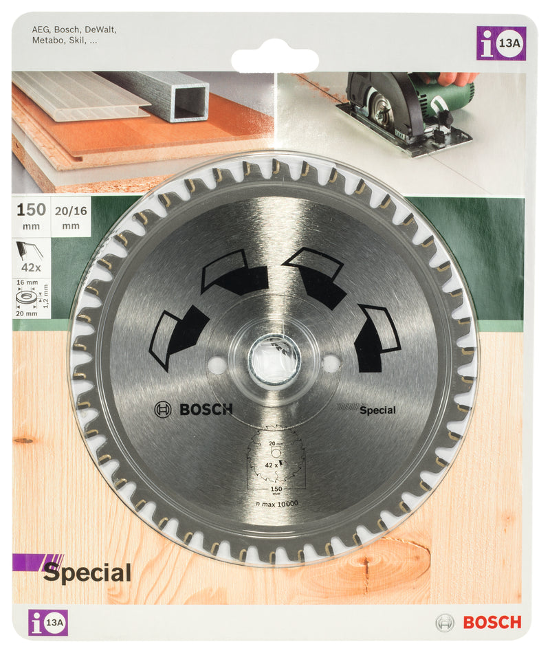 Lâmina de serra circular Bosch GS MU H 150x20-42