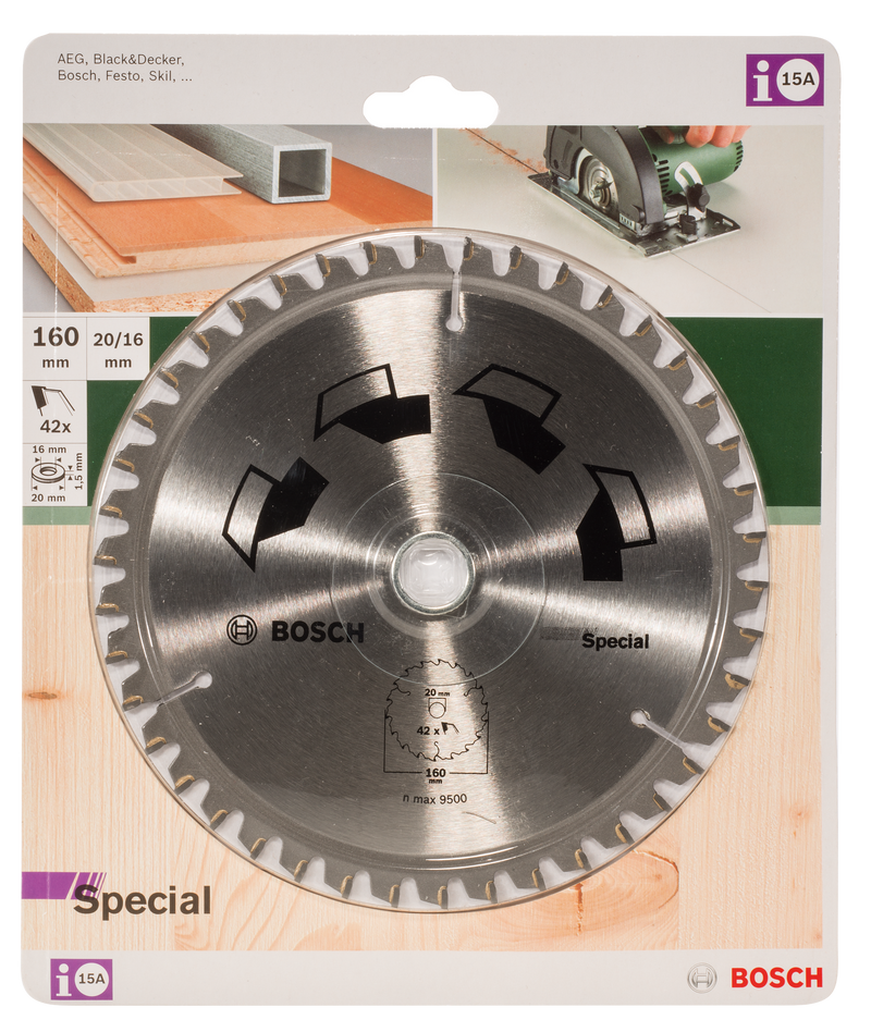 Lâmina de serra circular Bosch GS MU H 160x20-42