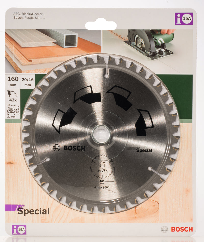 Lâmina de serra circular Bosch GS MU H 160x20-42