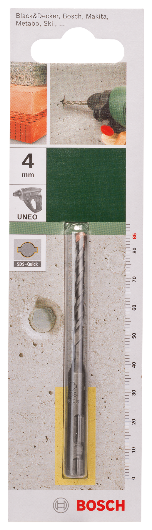 Bosch 4mm Concrete SDS-Quick drill bit