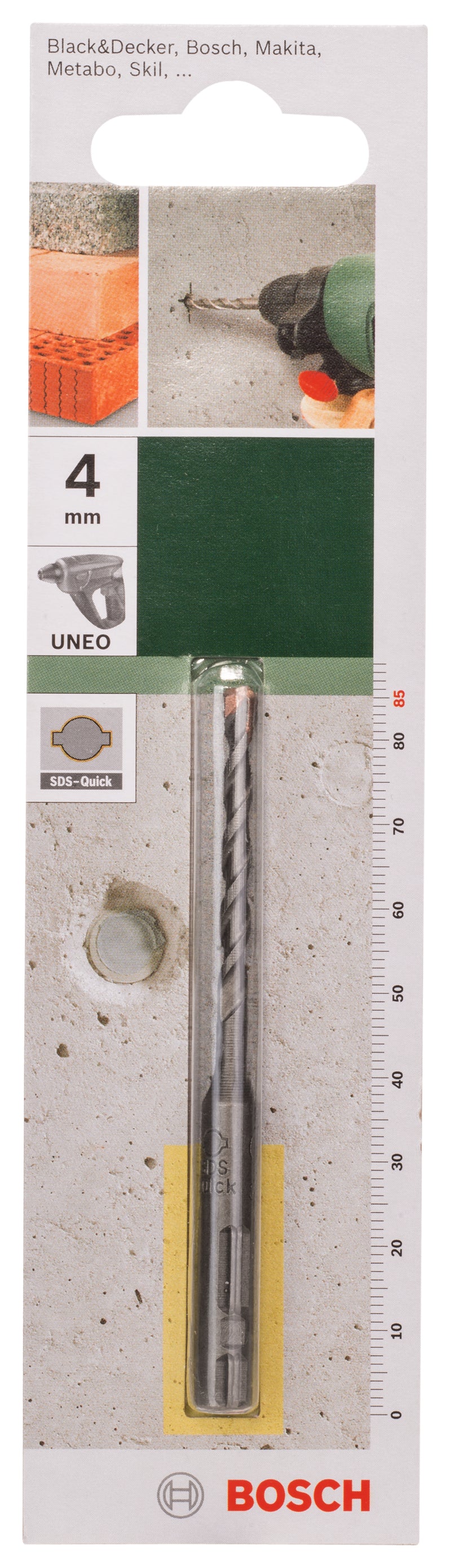 Bosch 4mm Concrete SDS-Quick drill bit