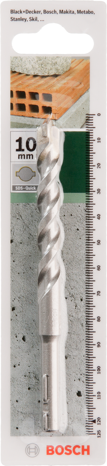 Broca Bosch SDS-Quick para betão de 10 mm