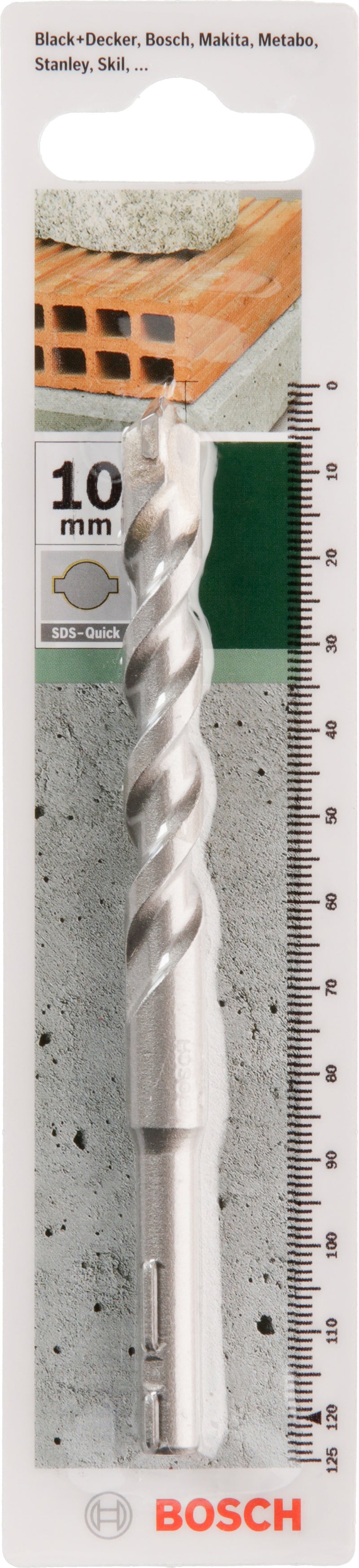 Broca Bosch SDS-Quick para betão de 10 mm