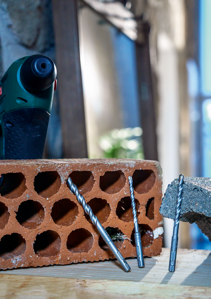 Conjunto de 3 brocas para betão Bosch SDS Quick 5,0x100; 6,0x100; 8,0x120