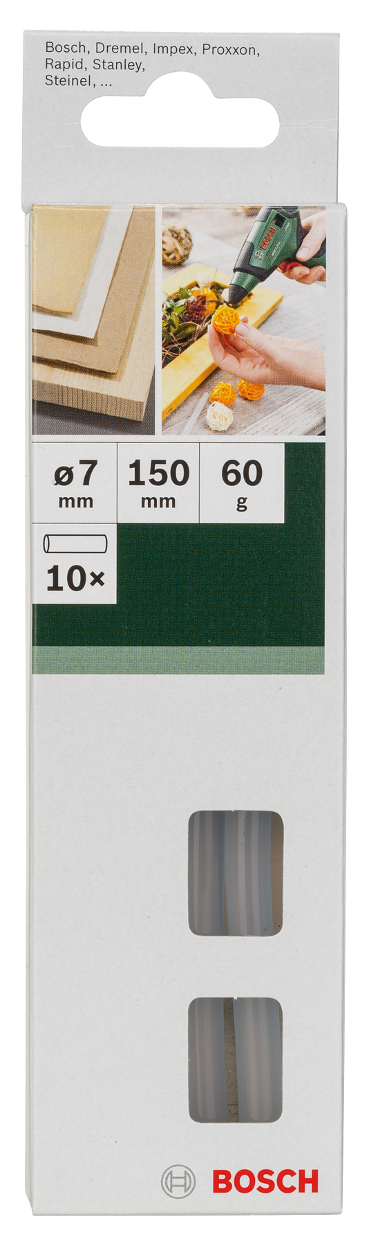 Bosch 7mm Glue Stick - Transparent