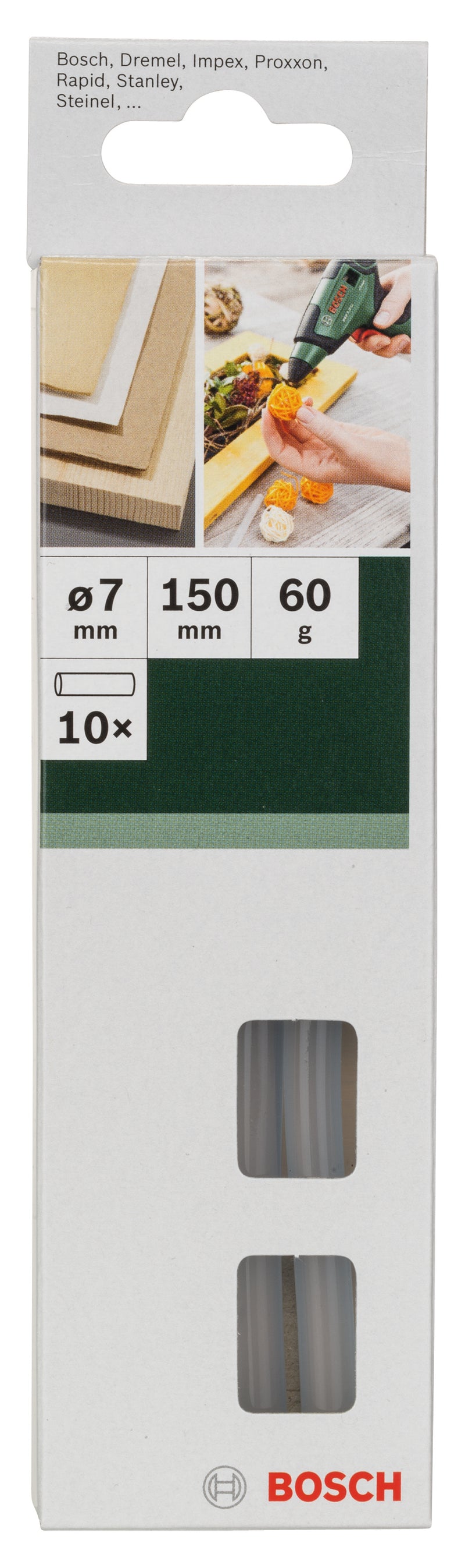 Bosch 7mm Glue Stick - Transparent