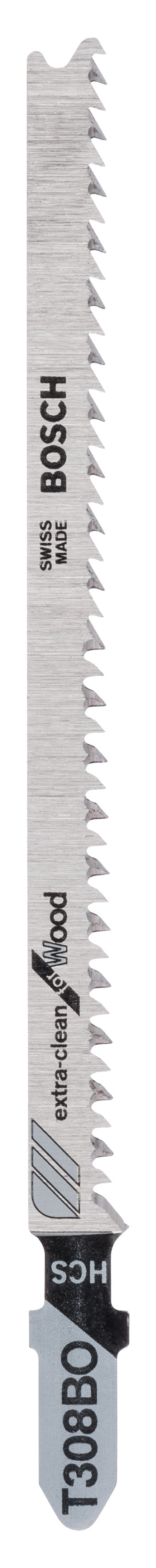Bosch HCS Jigsaw Blade, T 308 BOExtra-clean for Wood