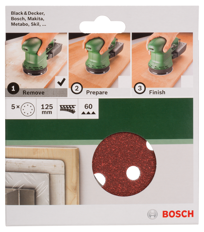 Bosch SET OF SANDING PAPERS