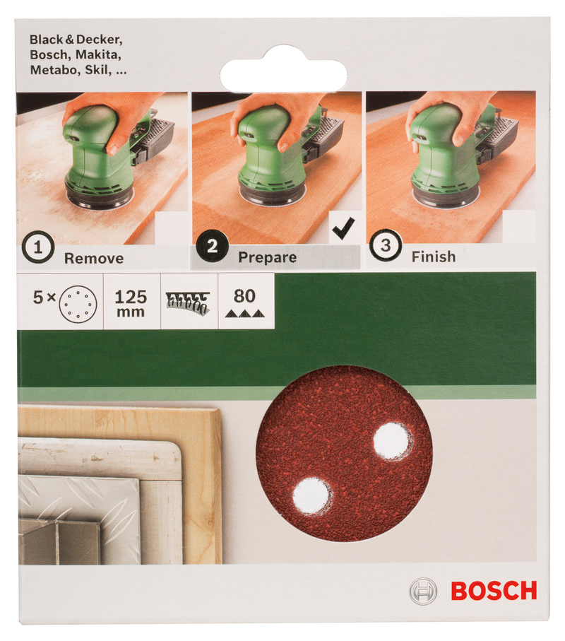 Bosch SET OF SANDING PAPERS